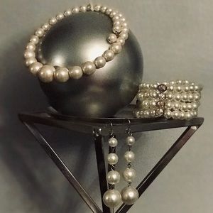 Three Piece Matching Pearl Set